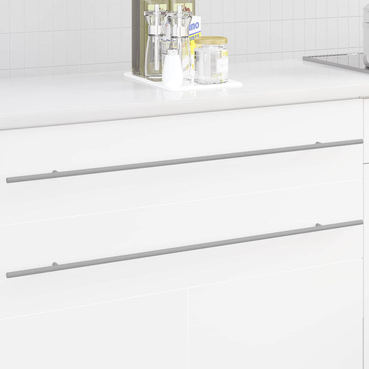 Vidaxxl Schrankgriff 12 Stk. Silber 900 mm Edelstahl
