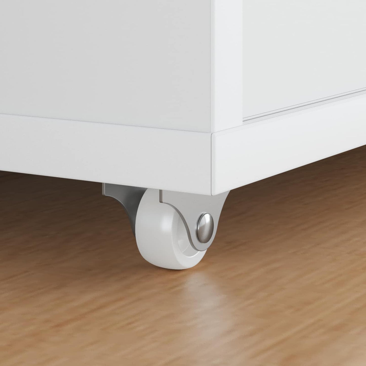 Vidaxl-Rollen 2 Stück weiß 42 x 11,5 x 29 mm Eisen