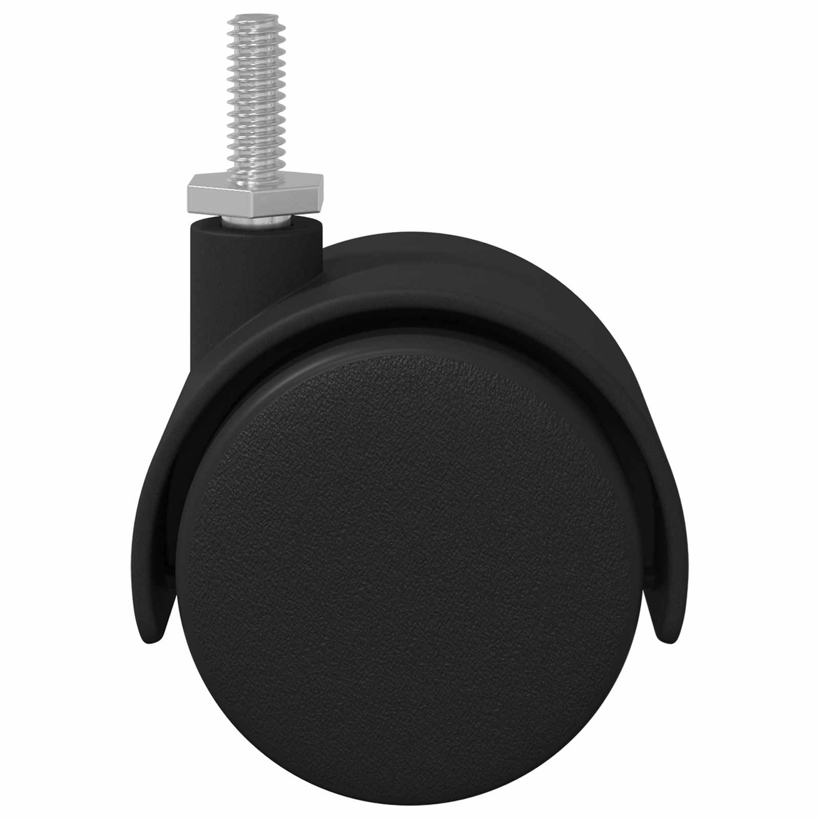VidaXL-Räder 12 Stück schwarz 40,1 x 37,8 mm PP und Eisen