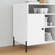 Vidaxxl Möbelbeine 12 Stück schwarz 66 x 36 x 160 mm Eisen