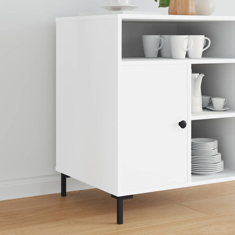 Vidaxl Stehbeine 2 Stück schwarz 57 x 57 x 100 mm Eisen