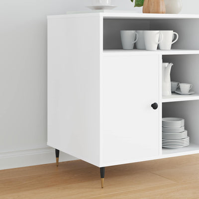 Vidaxxl Möbelbeine 2 Stück Schwarz und Gold ø 40 x 98 mm Eisen