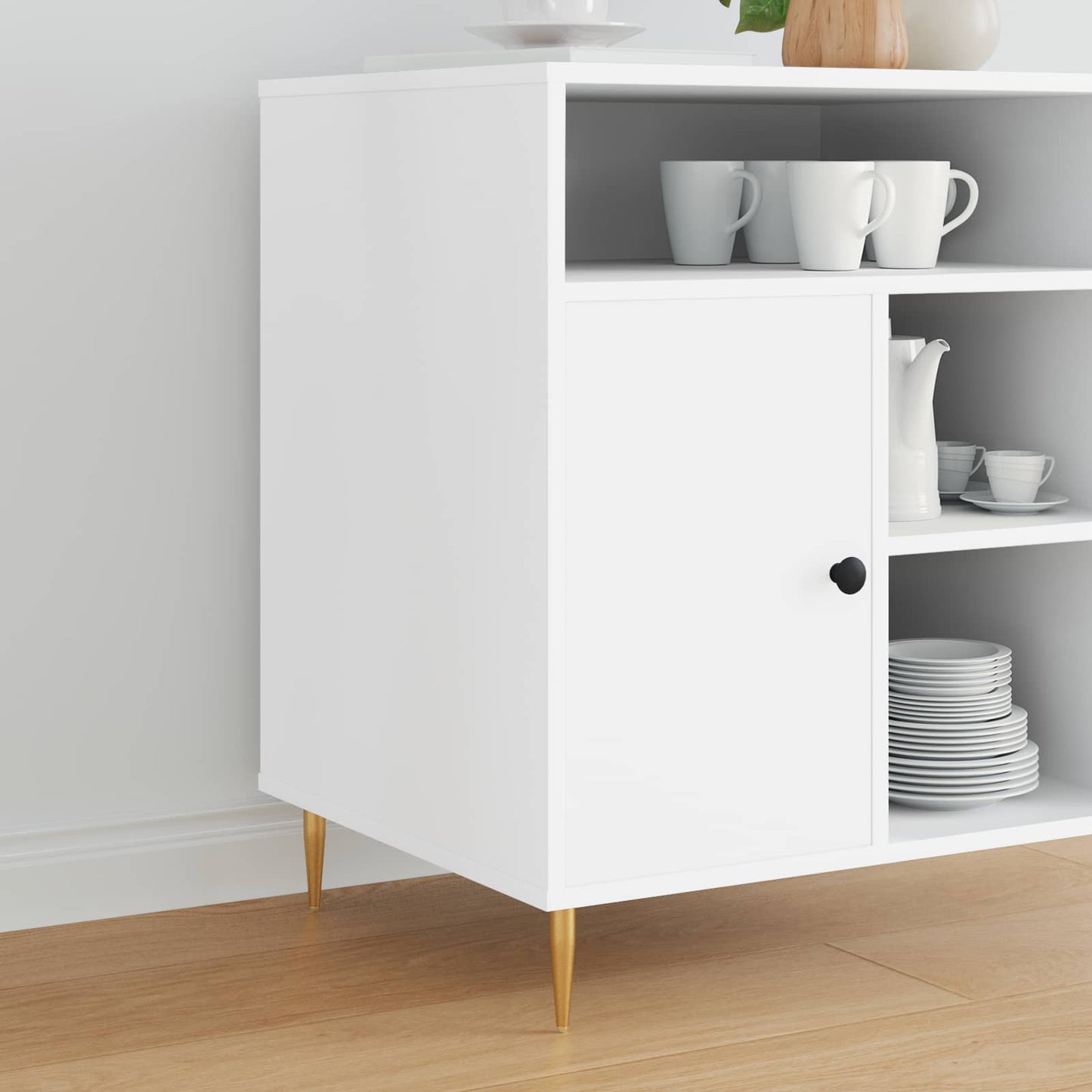 Vidaxl Stehbeine 2 Stück Gold 98 x 40 mm Eisen
