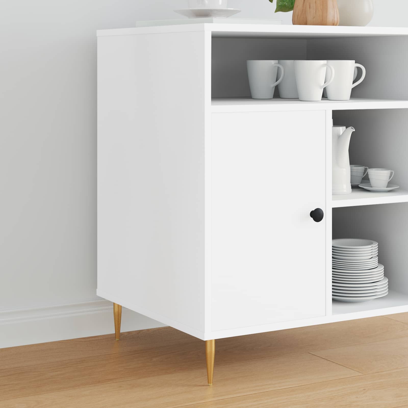 Vidaxl Stehbeine 2 Stück Gold 98 x 40 mm Eisen