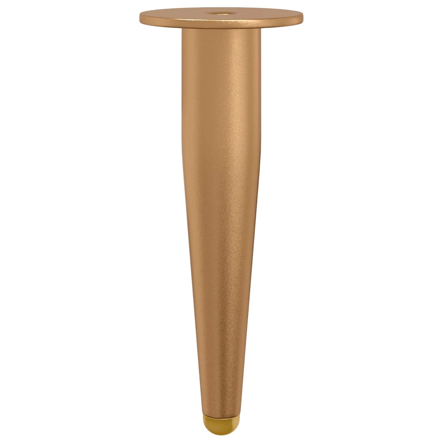 Vidaxl Stehbeine 2 Stück Gold 98 x 40 mm Eisen