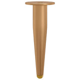 Vidaxl Stehbeine 2 Stück Gold 98 x 40 mm Eisen - afbeelding 2