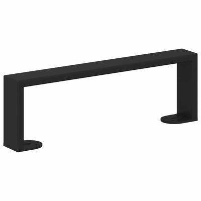 Vidaxxl Möbelbeine 12 Stück schwarz 311 x 40,5 x 100 mm Eisen
