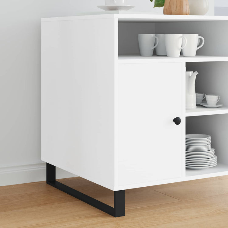 Vidaxxl Möbelbeine 2 Stück schwarz 596 x 40,5 x 100 mm Eisen