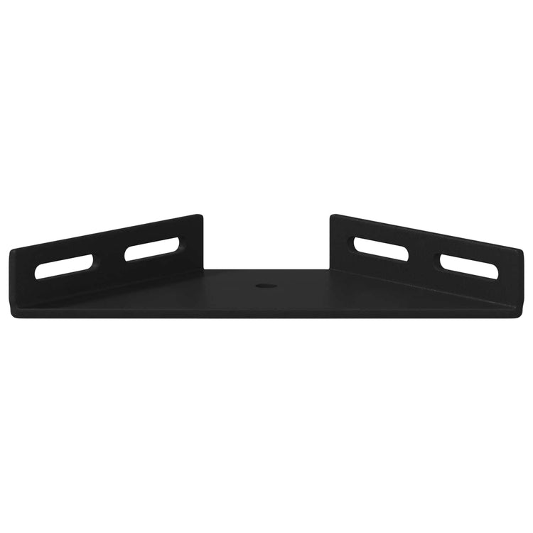 Vidaxxl Eckwinkel 12 Stück schwarz 138,5 x 50,5 x 16 mm Eisen