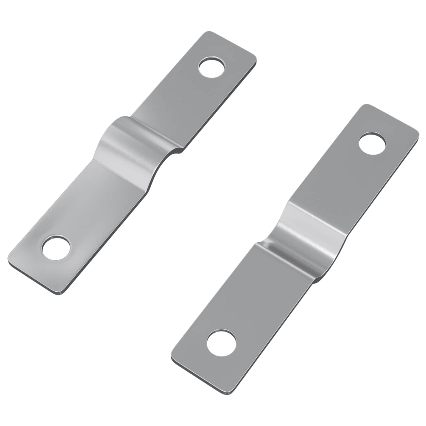 Vidaxx Bügelplatte 2 Stück Silber 50 x 10 x 1,2 mm Eisen