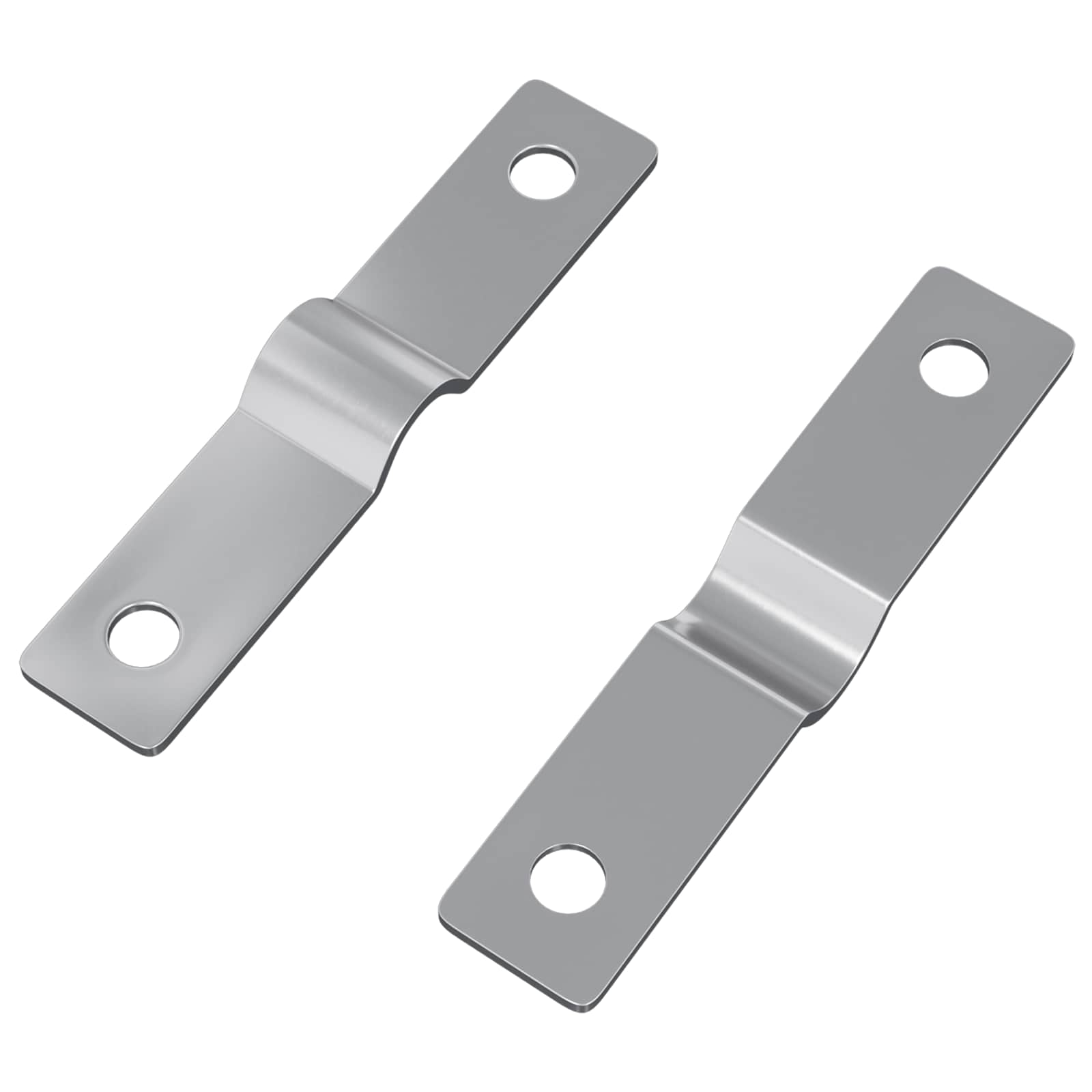 Vidaxx Bügelplatte 2 Stück Silber 50 x 10 x 1,2 mm Eisen