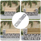 Vidaxx Bügelplatte 12 Stück Silber 50 x 10 x 1,2 mm Eisen