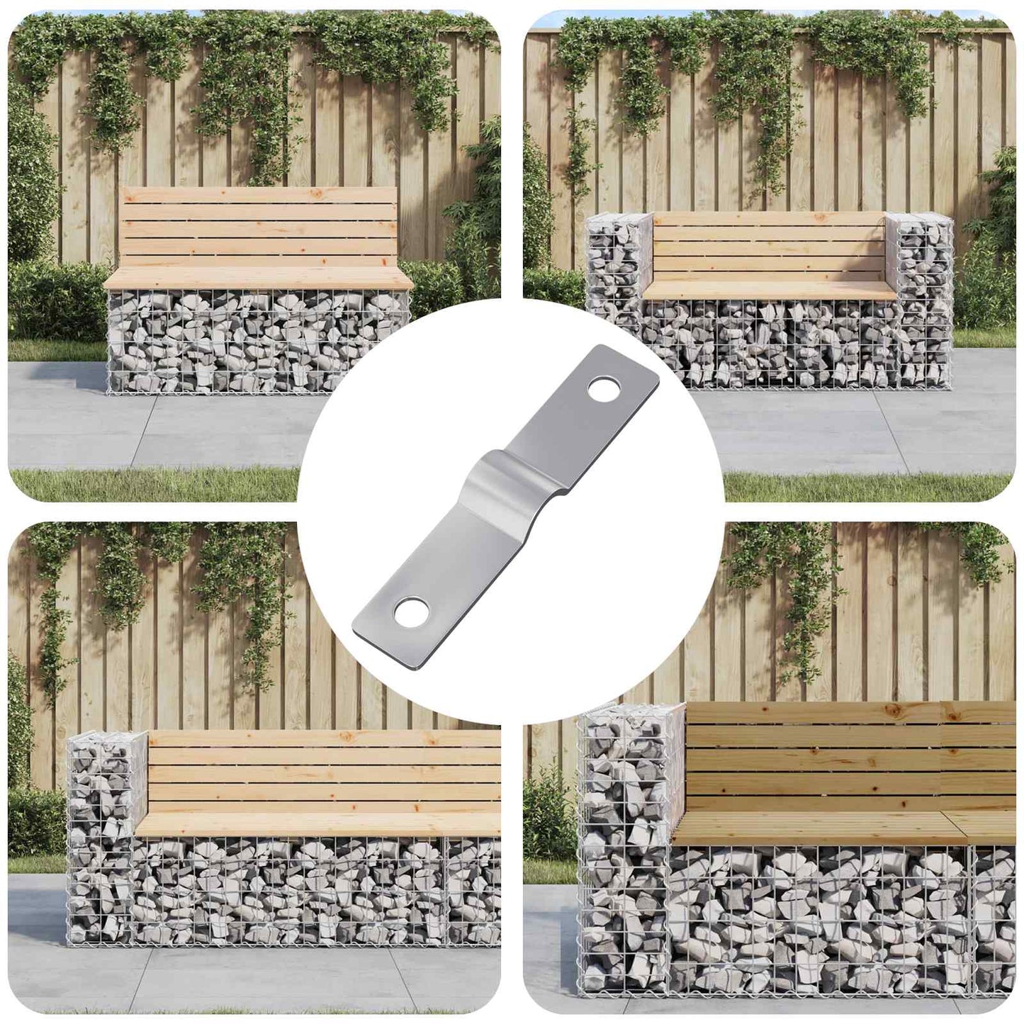VidaXL Bügelplatte 9000 Stück Silber Eisen