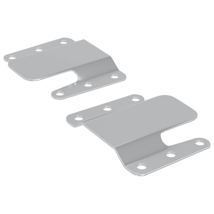 Vidaxxl Unterputzhalterung 2 Stück Silber 75 x 66 x 1,4 mm Stahl