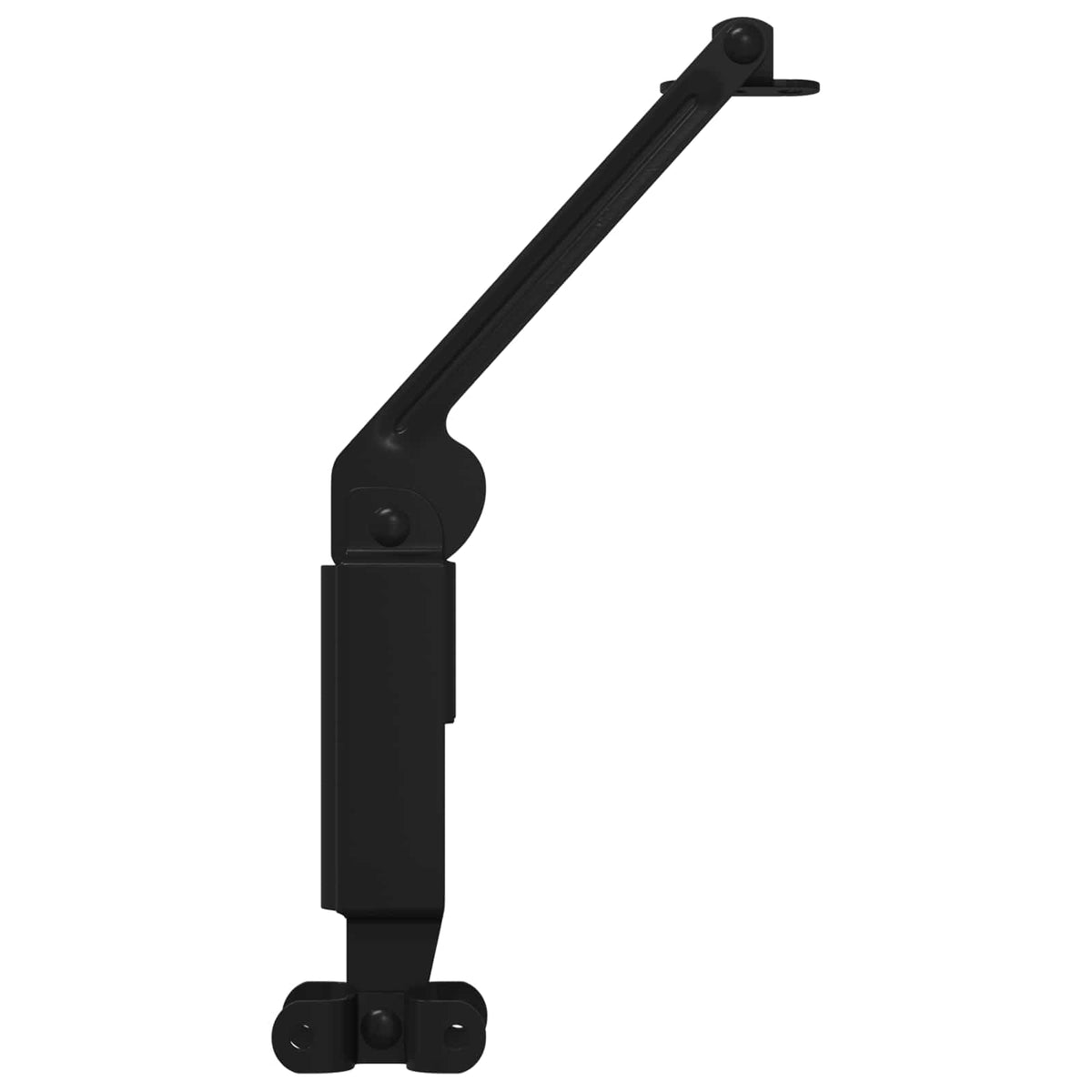 Vidaxxl Deckelstützscharnier 2 Stück schwarz 192 x 32 x 50 mm