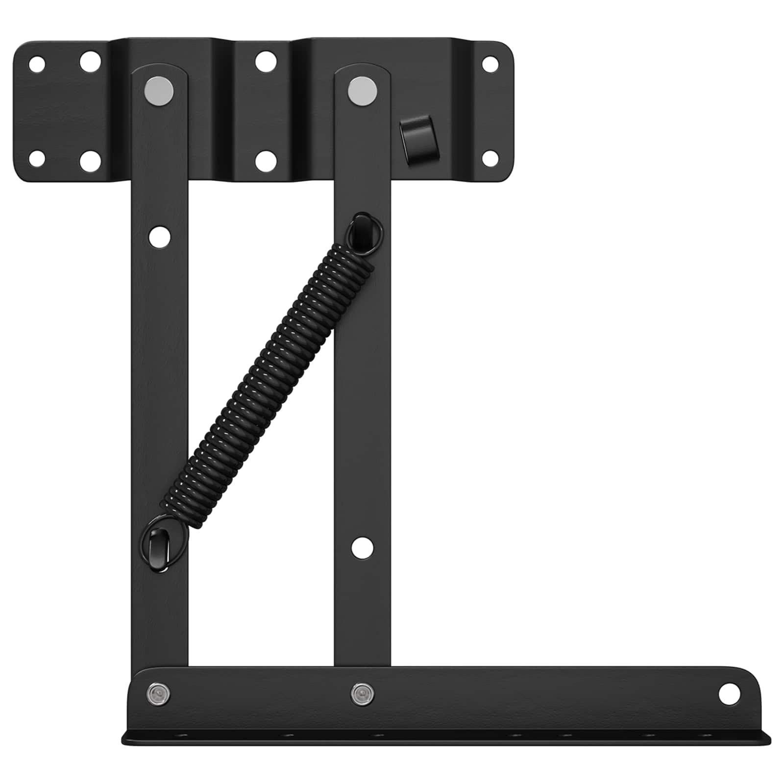 Vidaxxl Betthebemechanismus 12 Stück schwarz 340 x 95 x 40 mm Eisen