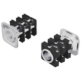 Vidaxl-Gewinderohreinsatz 2 Stück schwarz und silber 15,8 x 15,8 x 22,5 mm - afbeelding 2