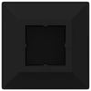 Vidaxxl Endkappen 12 Stück schwarz 15 x 15 x 15 mm PP