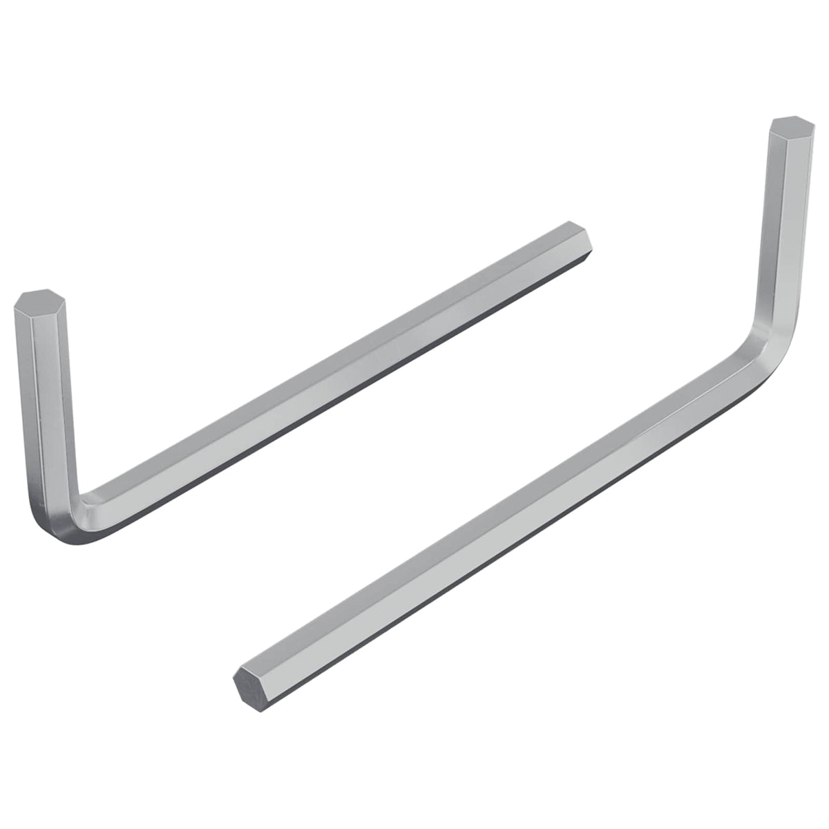 Vidaxx Sechskantschlüssel 2 Stück Silber 32 x 86 mm Stahl