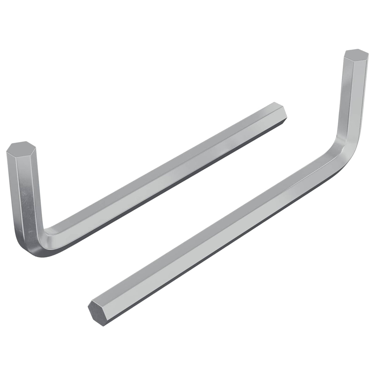 Vidaxx Sechskantschlüssel 2 Stück Silber 32 x 86 mm Stahl