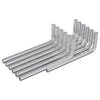 Vidaxx Sechskantschlüssel 12 Stück Silber 32 x 86 mm Stahl