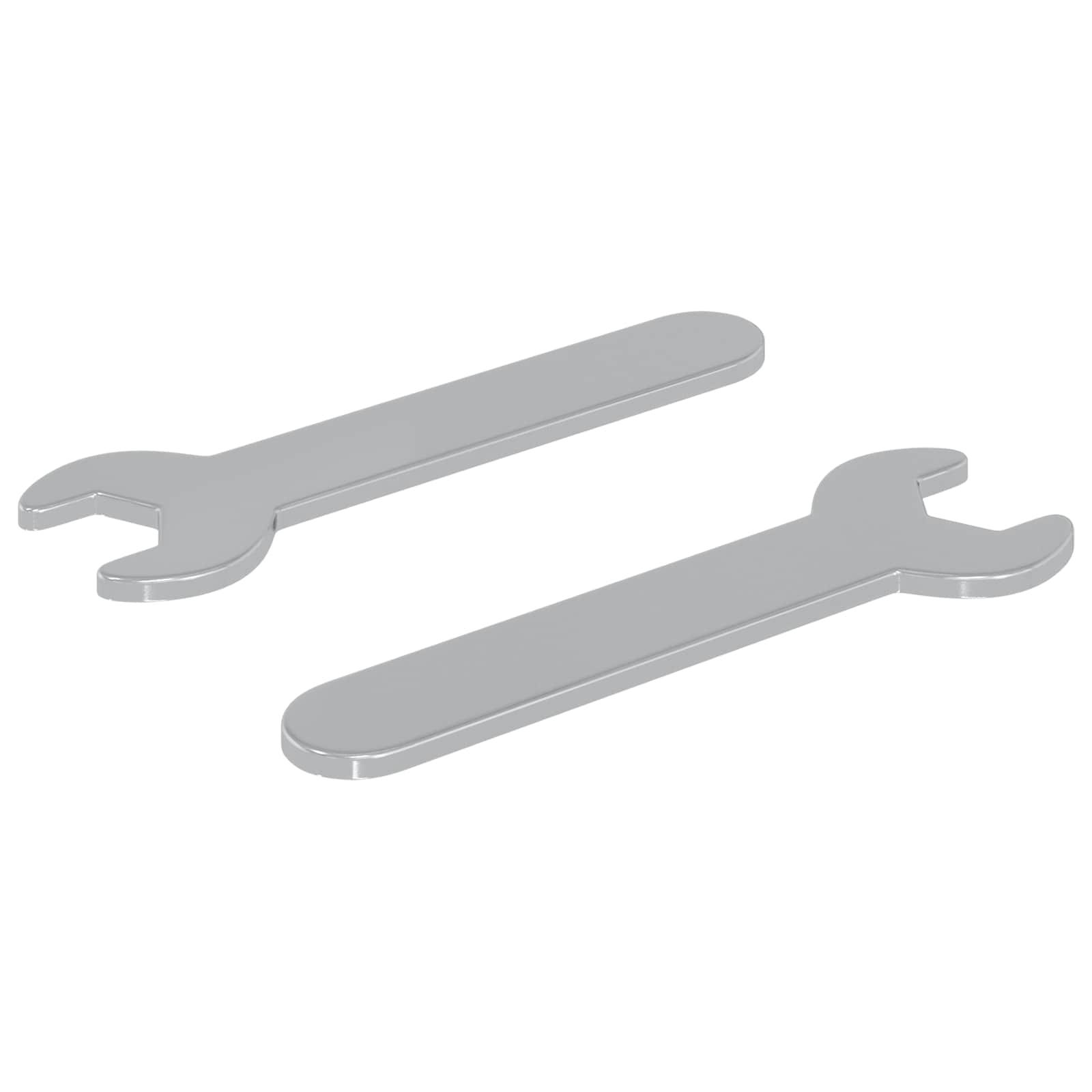 Vidaxx Schraubenschlüssel 2 Stück Silber 10 mm Eisen