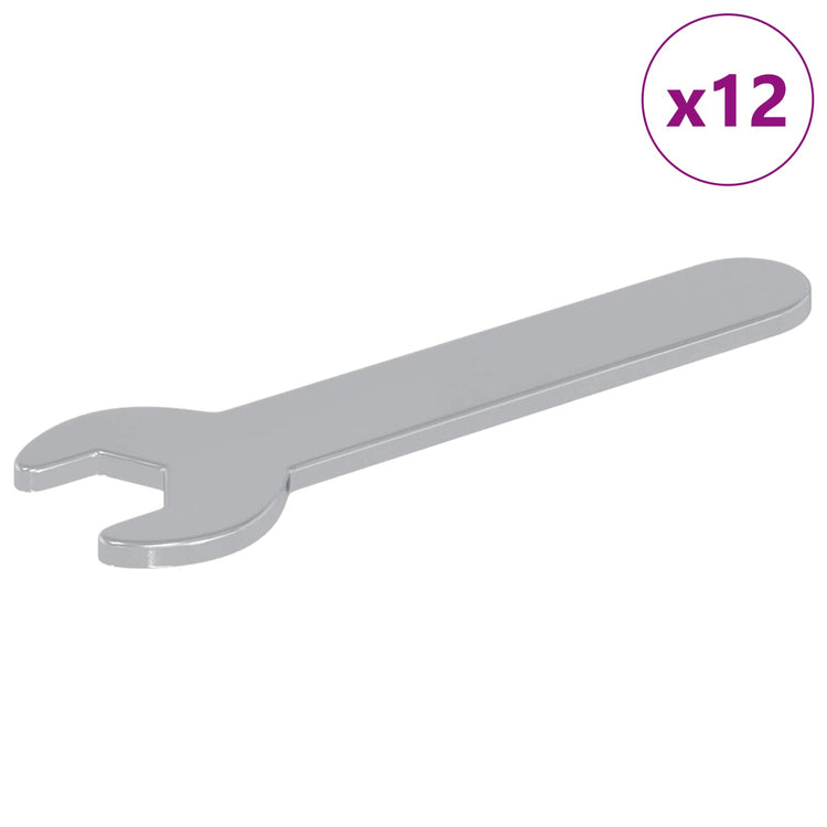 Vidaxx Schraubenschlüssel 12 Stück Silber 10 mm Eisen