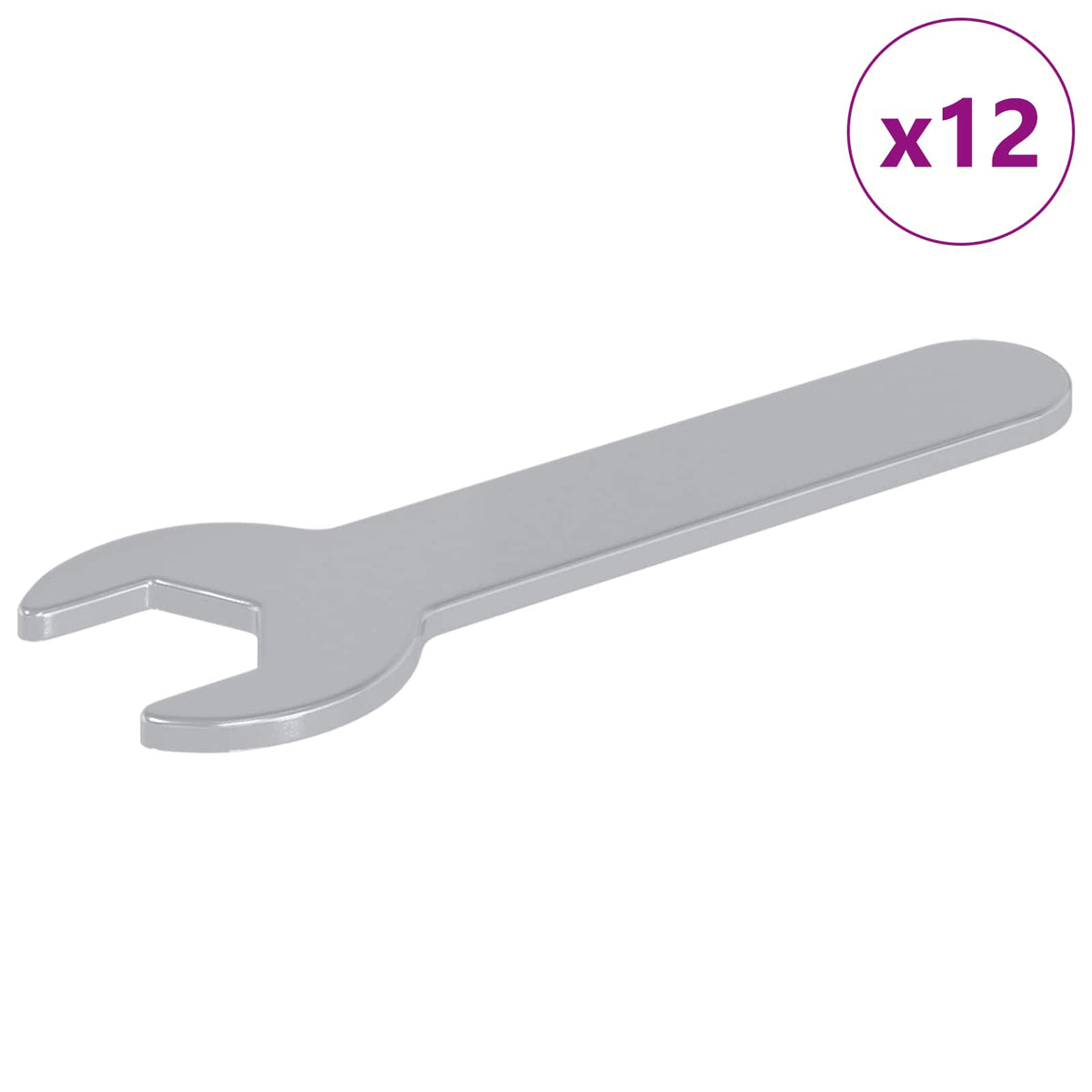 Vidaxx Schraubenschlüssel 12 Stück Silber 13 mm Eisen