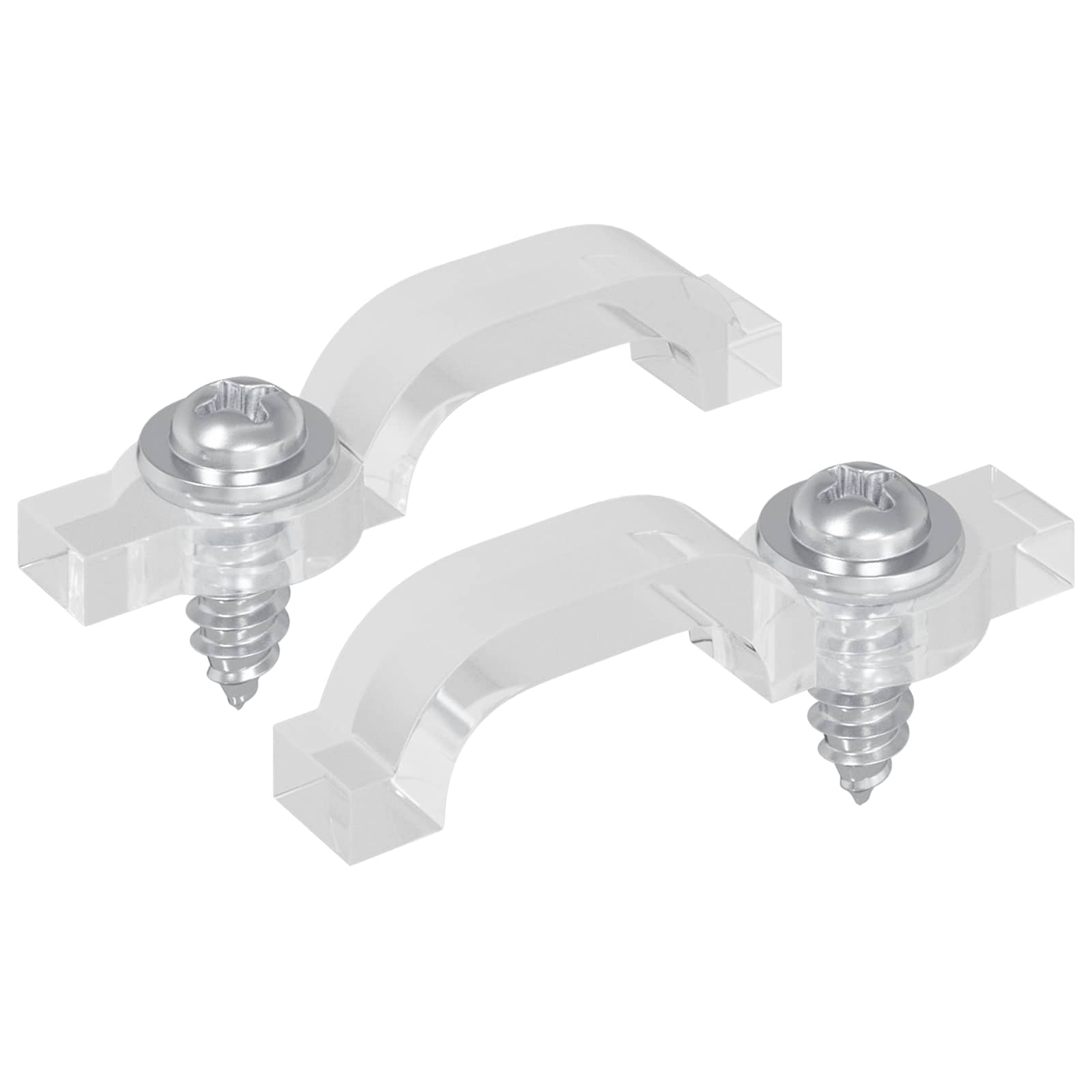 Vidaxxl LED-Streifenklemmen 2 Stück transparent 23,8 x 7,3 x 4,3 mm