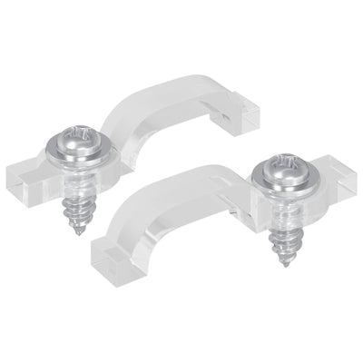 Vidaxxl LED-Streifenklemmen 2 Stück transparent 23,8 x 7,3 x 4,3 mm