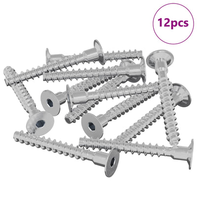 Vidaxl-Bolzen 12 Stück verzinktes 5 x 40 mm Eisen