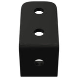 Vidaxl Haken 2 Stück schwarz M5 x 110 mm Eisen - afbeelding 3