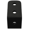 Vidaxl Haken 12 Stück schwarz M5 x 110 mm Eisen
