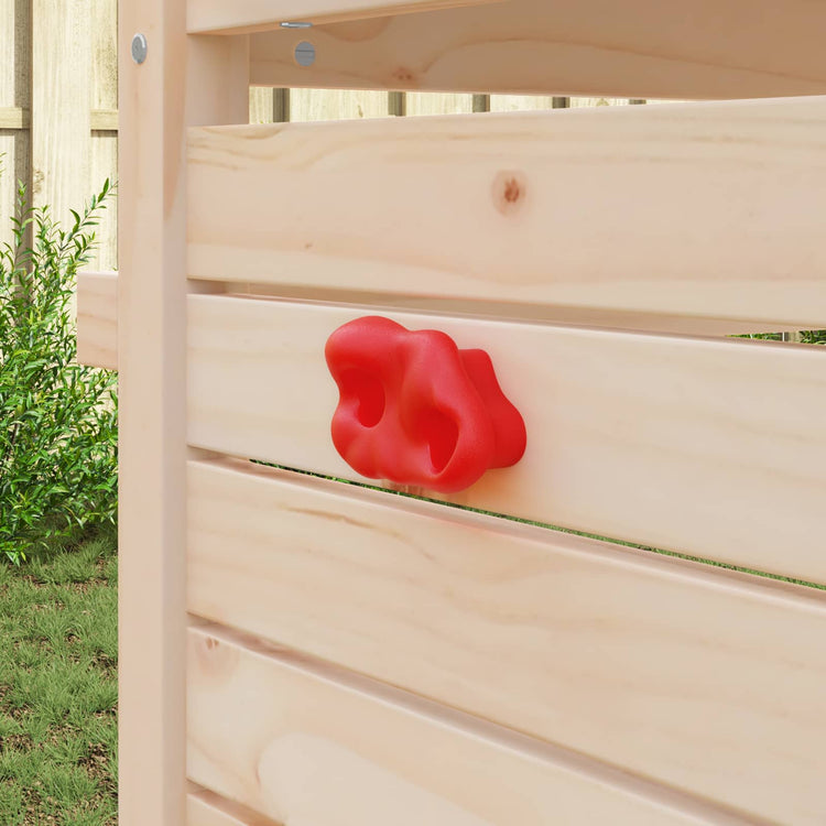 Vidaxl Klettergriff 2 Stück rot 100 x 67 x 43 mm PP
