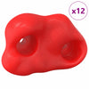 Vidaxl Klettergriff 12 Stück rot 100 x 67 x 43 mm PP