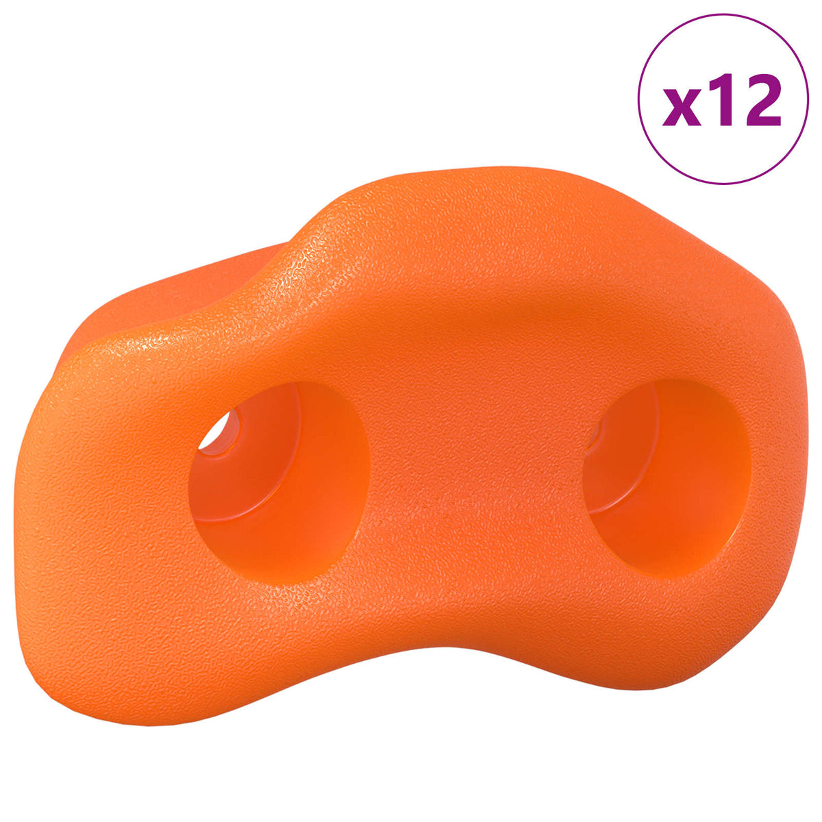 Vidaxx Klettergriff 12 Stück orange 100 x 67 x 43 mm PP
