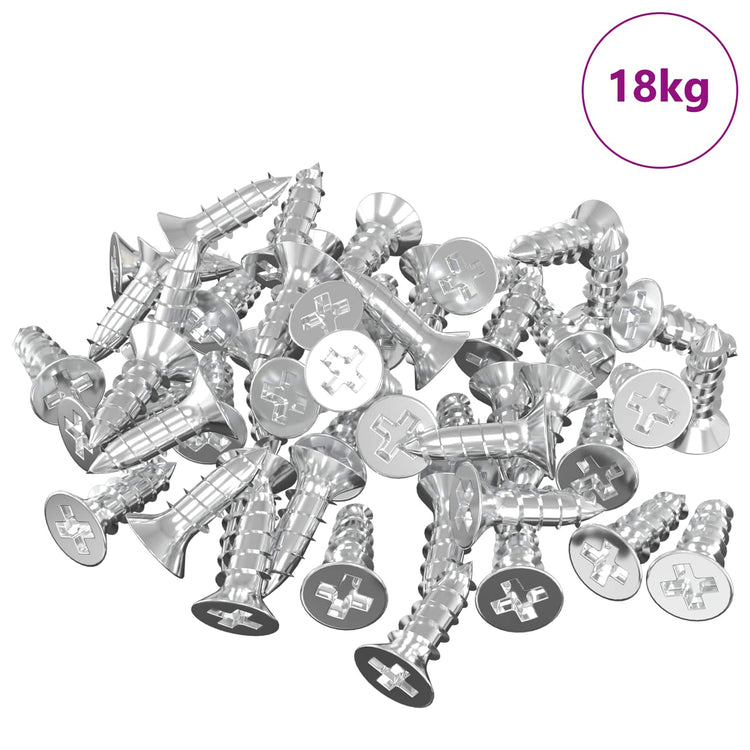 Vidaxxl Spiegelmontagehalterung 340 Stück Nickel 35 x 30 x 8,3 mm