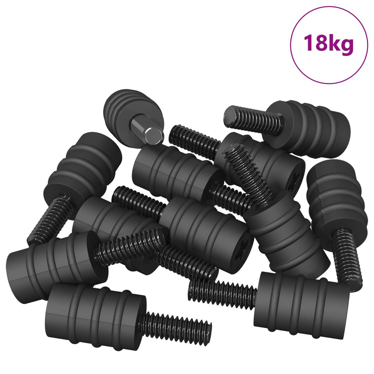 VidaXL Abstandsschraube 4865 Stück schwarz M4 Gummi und Stahl