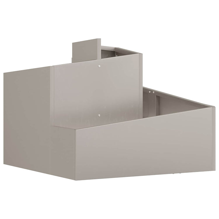 Vidaxl Gartenblumentopf braun 60 x 60 x 50 cm Cortenstahl