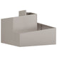 Vidaxl Gartenblumentopf braun 60 x 60 x 50 cm Cortenstahl