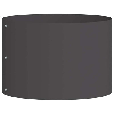 Vidaxx Pflanzring schwarz 30 x 30 x 20 cm kaltgewalzter Stahl