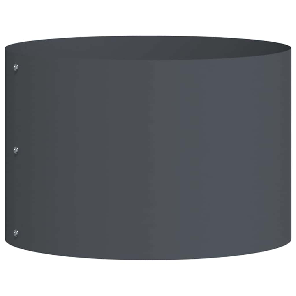 Vidaxl Pflanzenring Anthrazit 30 x 30 x 20 cm kaltgewalzter Stahl