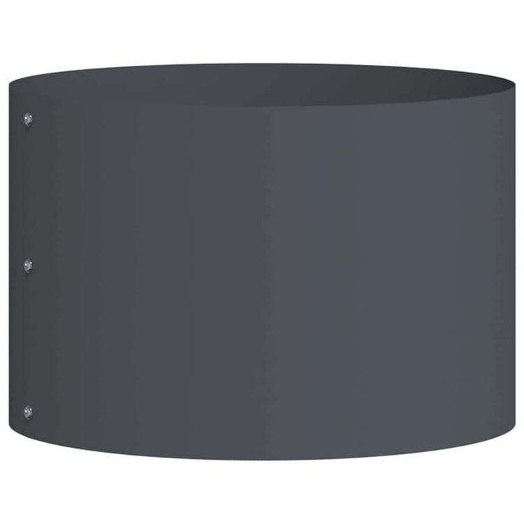 Vidaxl Pflanzenring Anthrazit 30 x 30 x 20 cm kaltgewalzter Stahl