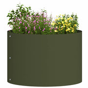 Vidaxxl Pflanzenring 5 Stück olivgrün 30 x 30 x 20 cm kaltgewalzter Stahl - afbeelding 3