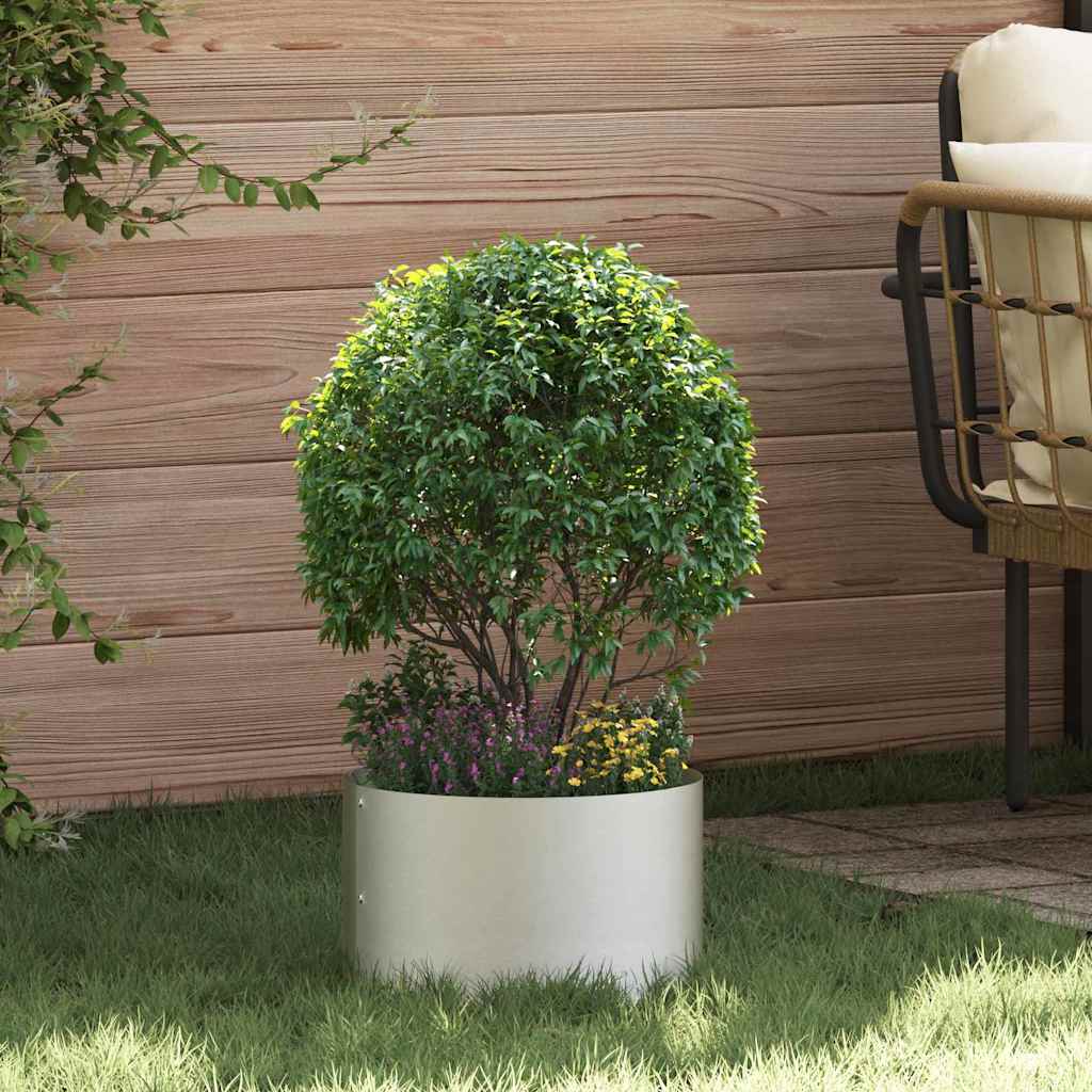 Vidaxx Pflanzring 5 Stk. Silber 30 x 30 x 20 cm Edelstahl