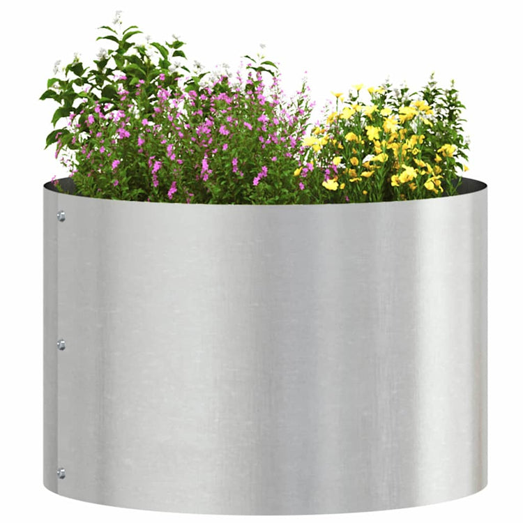 Vidaxx Pflanzring 5 Stk. Silber 30 x 30 x 20 cm Edelstahl