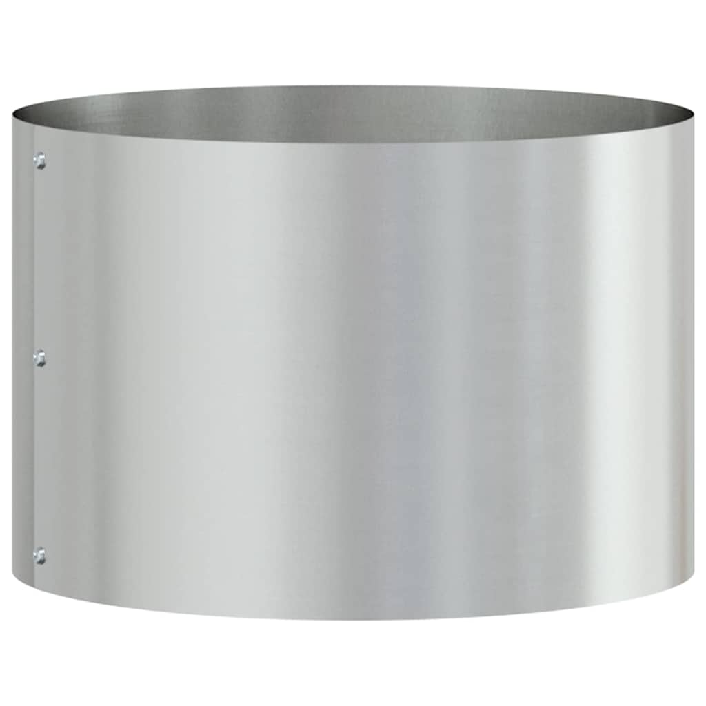Vidaxx Pflanzring Silber 30 x 30 x 20 cm verzinkter Stahl