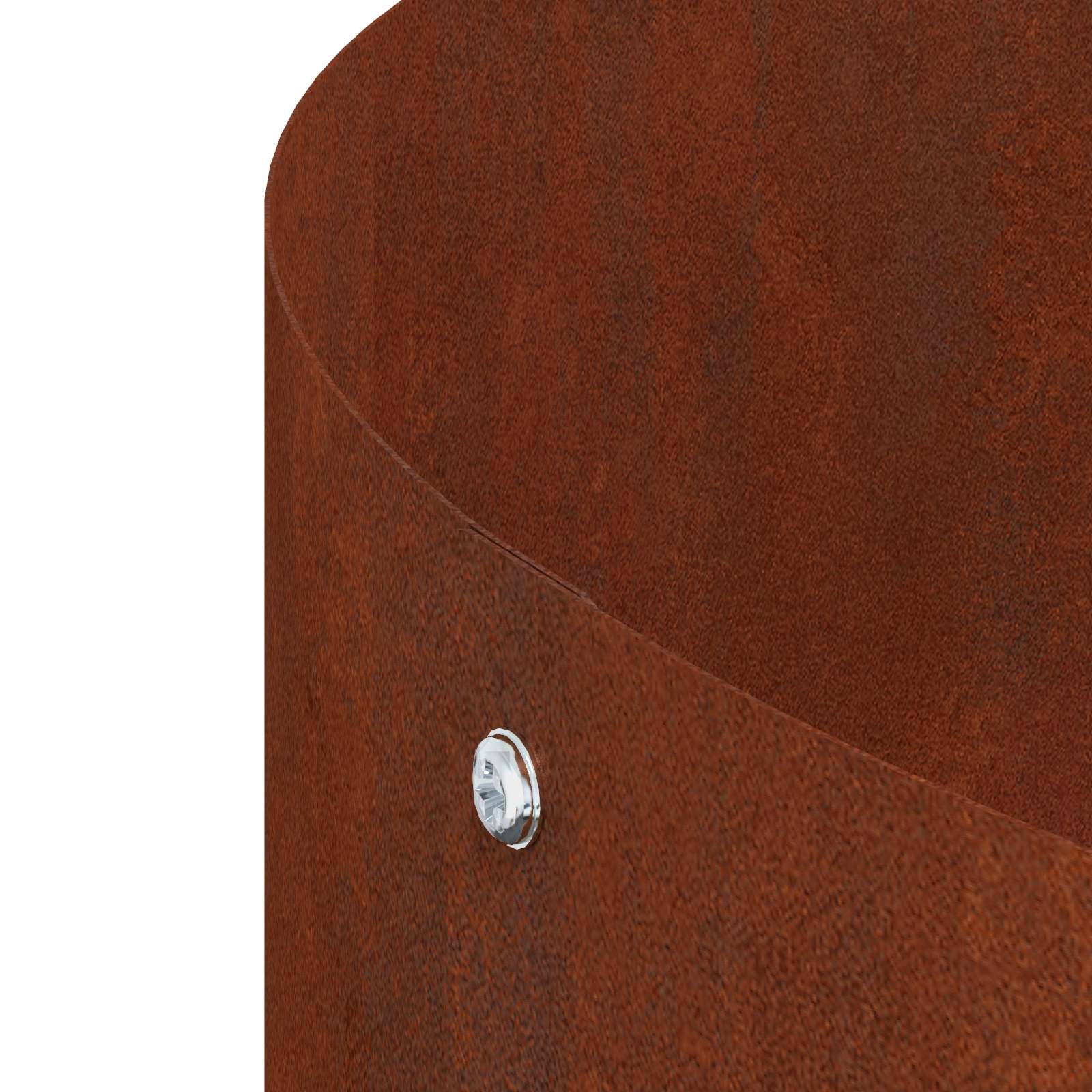 Vidaxl Pflanzenring braun 30 x 30 x 20 cm Cortenstahl