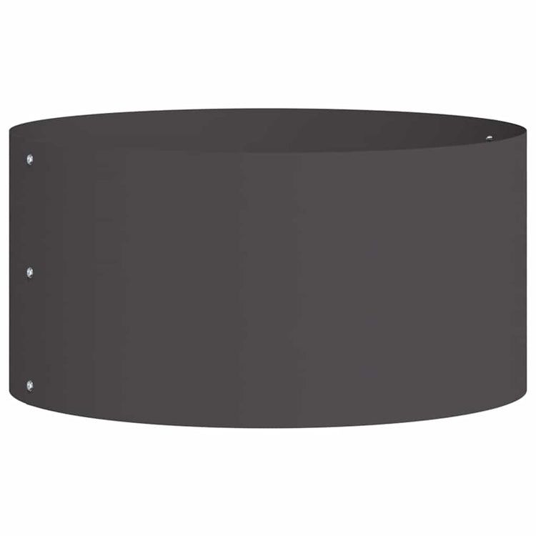 Vidaxx Pflanzring schwarz 40 x 40 x 20 cm kaltgewalzter Stahl