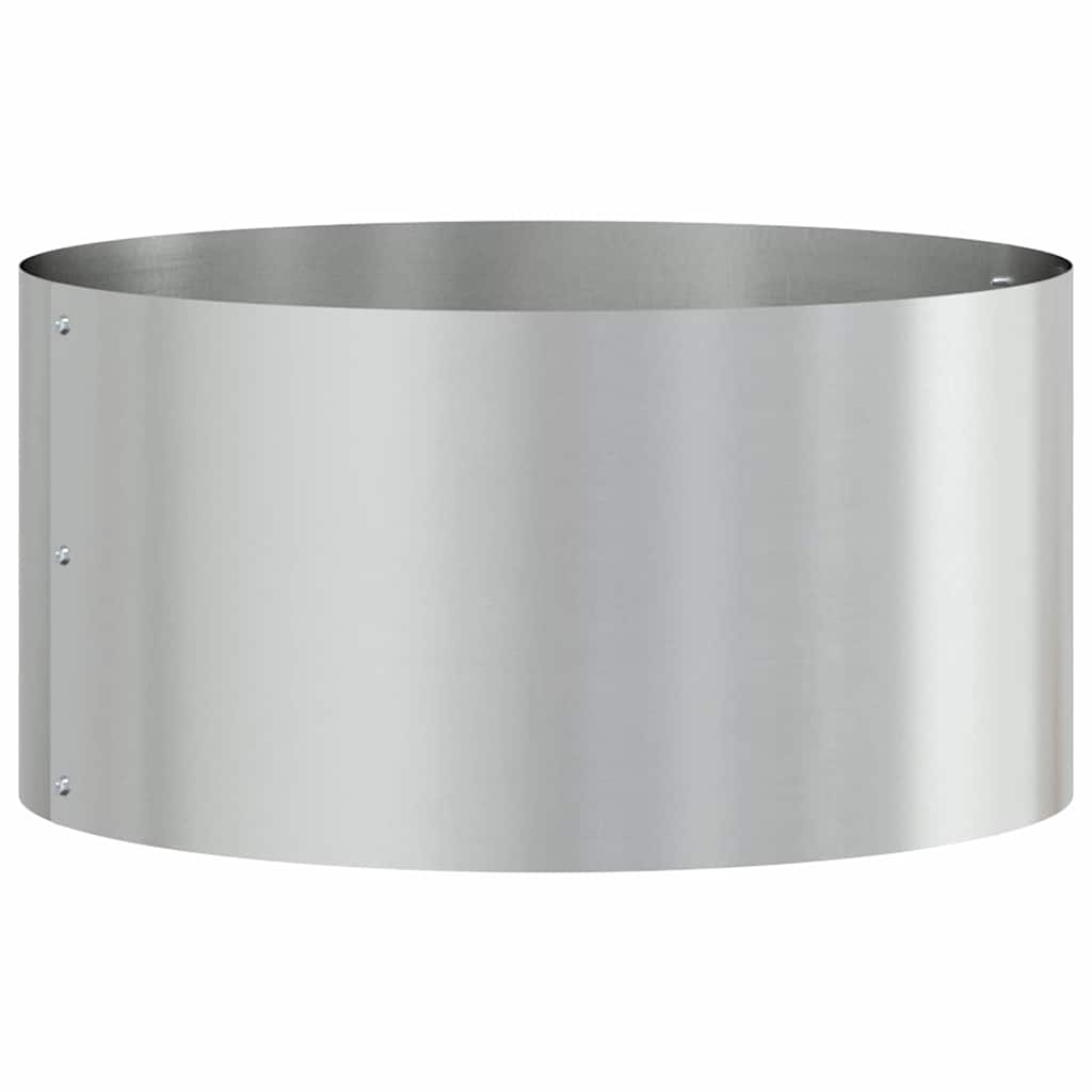 Vidaxx Pflanzring Silber 40 x 40 x 20 cm verzinkter Stahl
